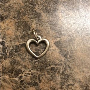 James Avery Open Wire Heart Charm